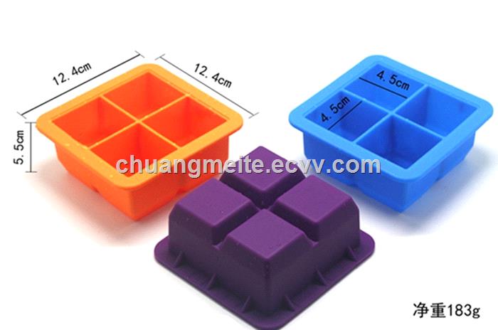 new style Ecofriendly home tools silicone ice cube tray mould