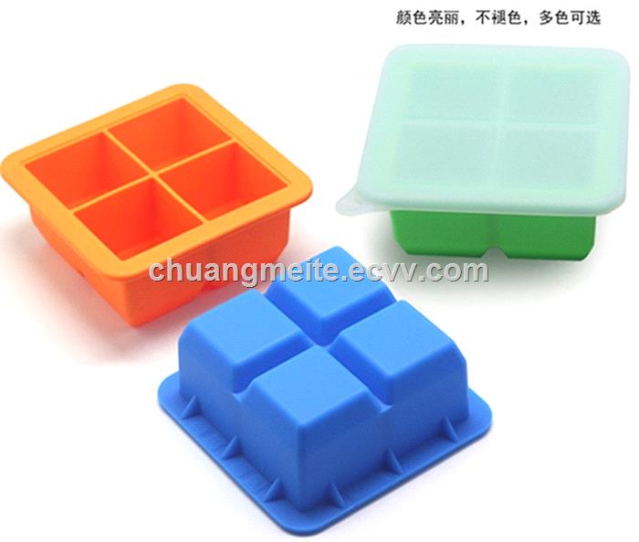 new style Ecofriendly home tools silicone ice cube tray mould