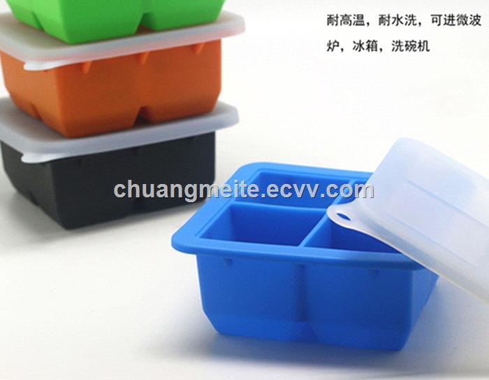 new style Ecofriendly home tools silicone ice cube tray mould
