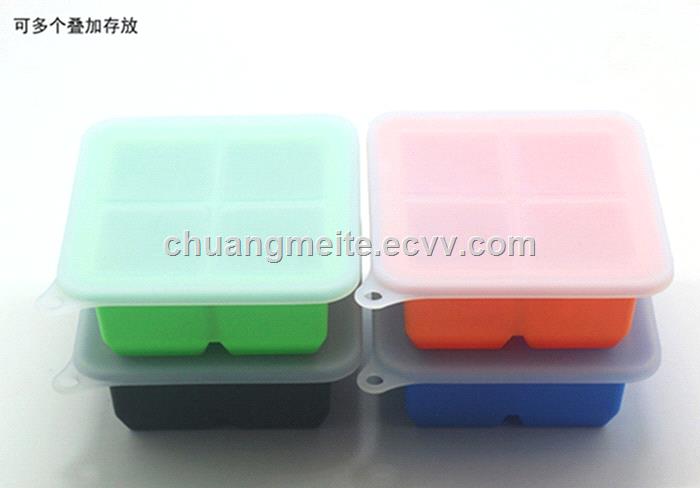 new style Ecofriendly home tools silicone ice cube tray mould