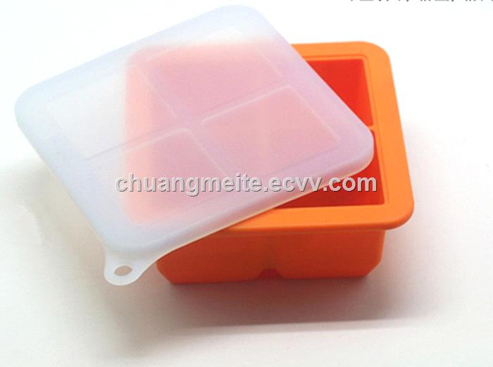 new style Ecofriendly home tools silicone ice cube tray mould
