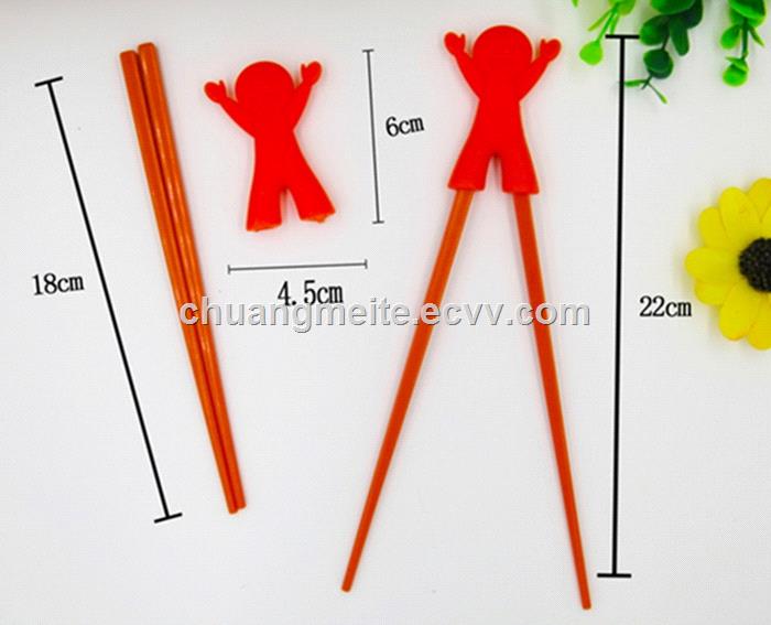 New Fashion Cartoon Style Food Grade Home Tableware Silicone Chopsticks