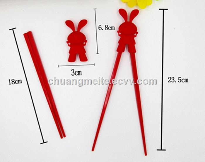 New Fashion Cartoon Style Food Grade Home Tableware Silicone Chopsticks