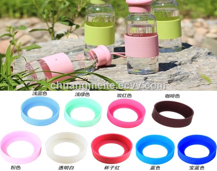 Ecofriendly fashion antislip sleeve silicone insulated bottle cover