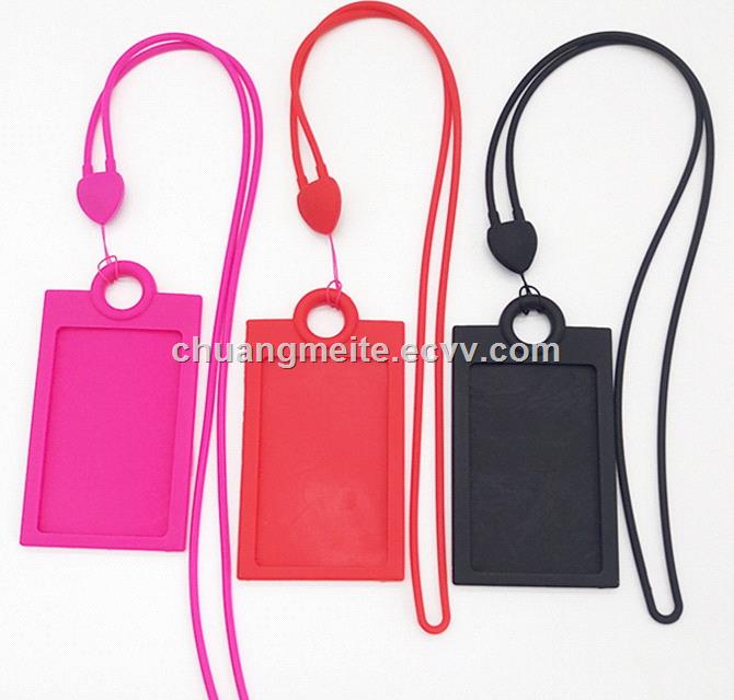 Food grade new style silicone card cover business card holder luggage tags promotional gifts