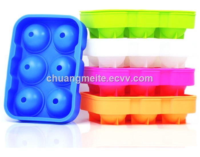 Food grade new type 61 square silicone ice tray mould