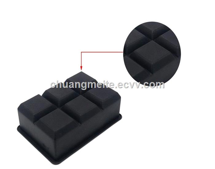Food grade new type 61 square silicone ice tray mould