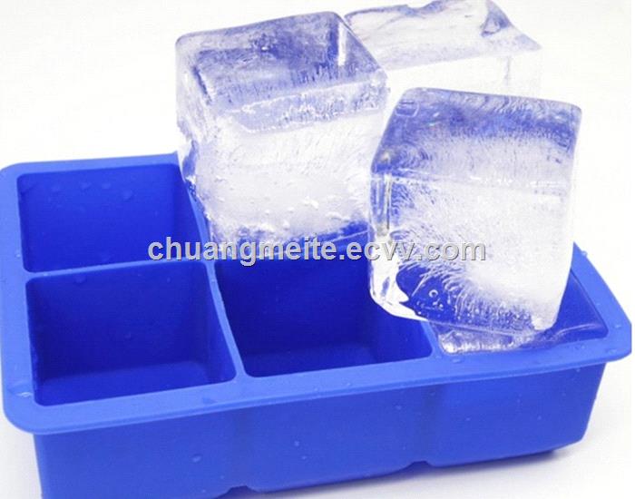 Food grade new type 61 square silicone ice tray mould