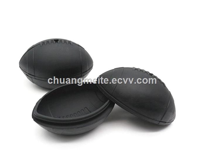 Food grade promotional gifts rugby football shaped silicone ice ball ice tray mould