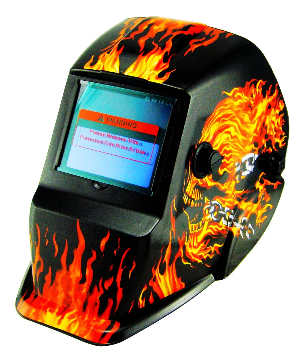 Industrial SolarPowered AutoDarkening Welding Helmet