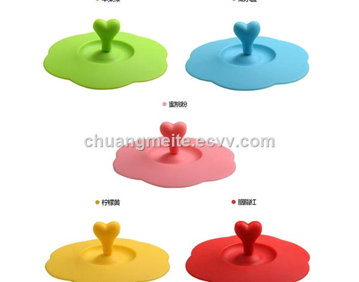 New style food grade promotional gifts silicone cup cover cups lid