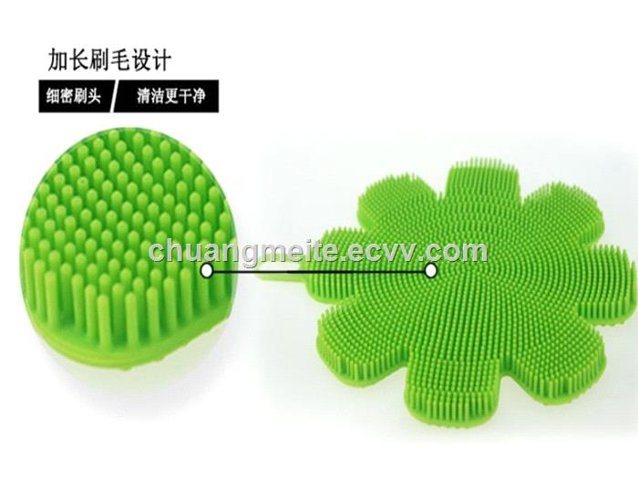 Ecofriendly dishwashing brush kitchen cleaning tool silicone brush