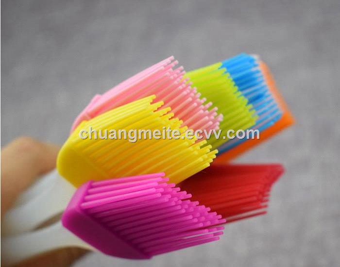 Ecofriendly new style Thickened handle silicone hair brush cake baking brushes