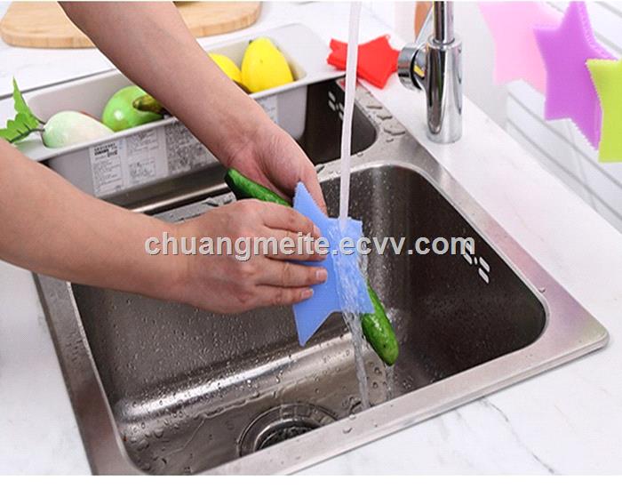 Food grade dishwashing brush multifunction fruit vegetable cleaning silicone brush