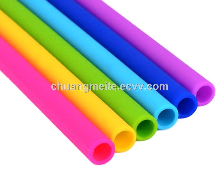 Food grade drink straight silicone beverage straw