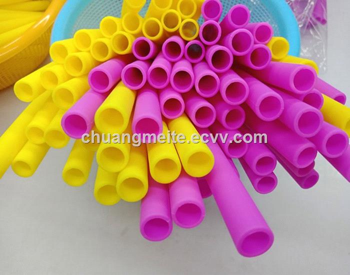 Food grade drink straight silicone beverage straw