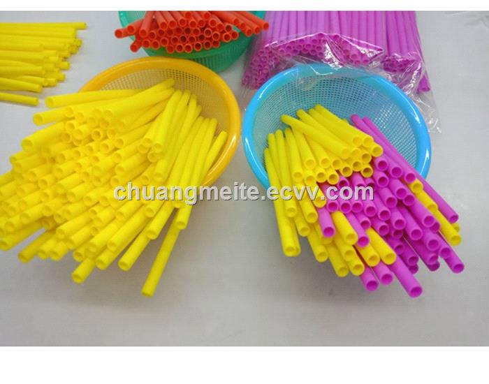 Food grade drink straight silicone beverage straw