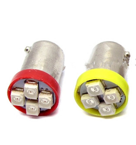 High Quality BA9S LED 4SMD 3528 Reading Interior Bulbs DC12v