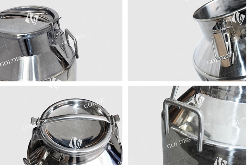 Stainless Steel Metal Milk Cans from 10L-50L