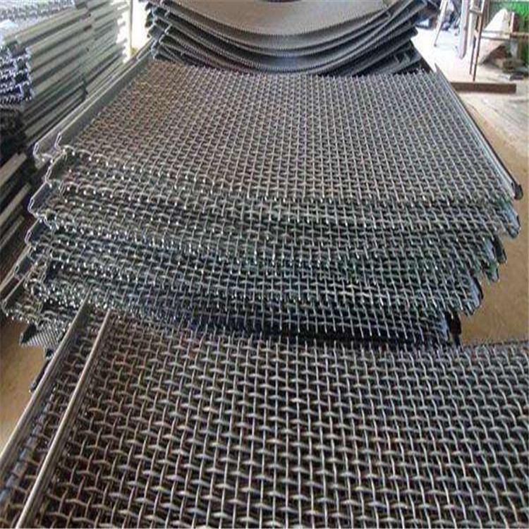 petrochemical decoration industry galvanized crimped woven mesh