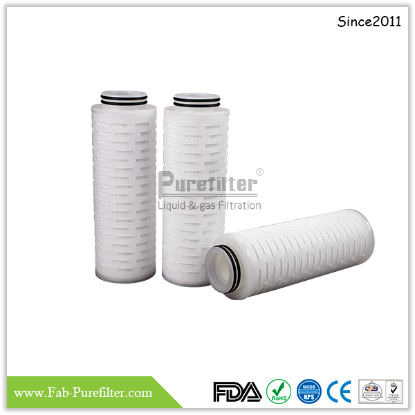 High Surface Pleated Filter Cartridge use for LCD TFT Industry Cleaning