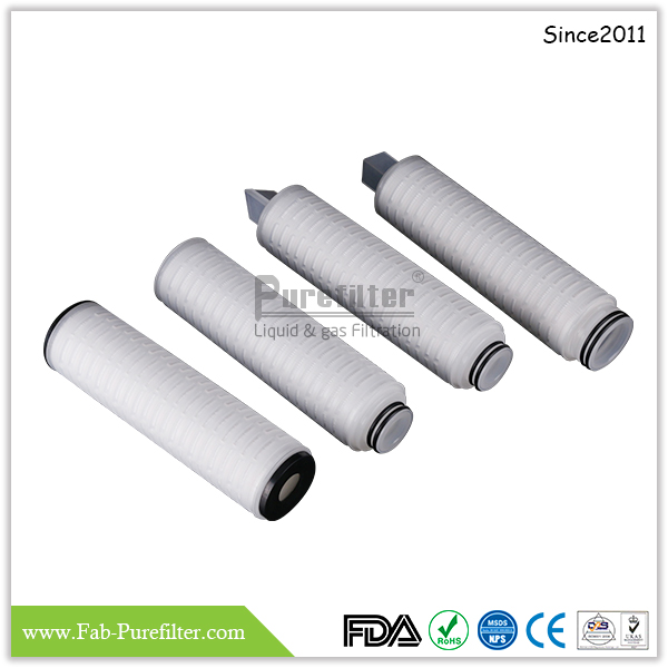 PTFE Membrane Gas Filter Cartridge For Aggressive Gas Filtration use for Sterilized Inlet Filtration Breath Filtratio