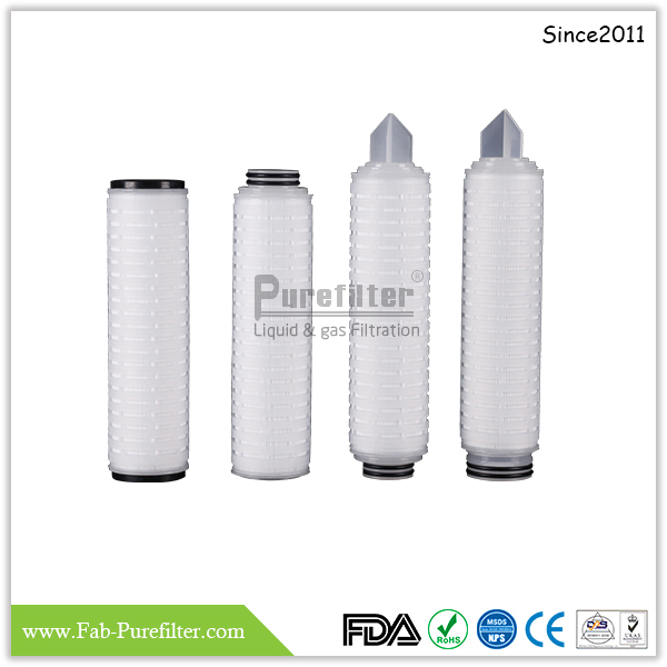 PTFE Membrane Gas Filter Cartridge For Aggressive Gas Filtration use for Sterilized Inlet Filtration Breath Filtratio
