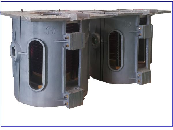 1 ton aluminum shell hydraulic melting furnace