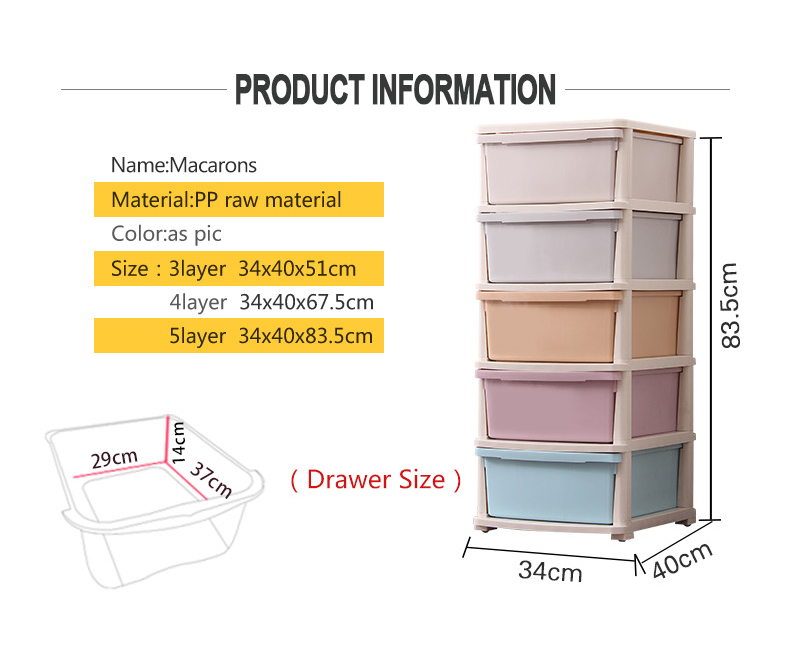 Storage Box Organizer Container Office Storage Drawers Clothes Holder Cabinets Sundries Organizer Closet