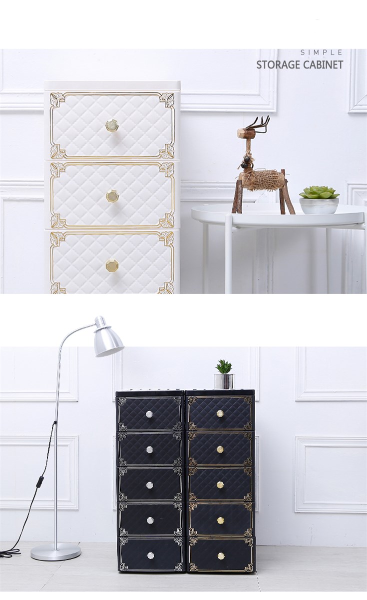 Drawer organizer plastic storage cabinet for clothing box for toys and clothes storage box with wheels