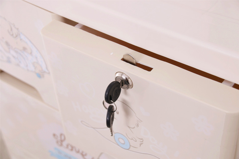 Simple style drawer storage cabinets DIY Assembly wardrobe storage box save space large plastic cloest