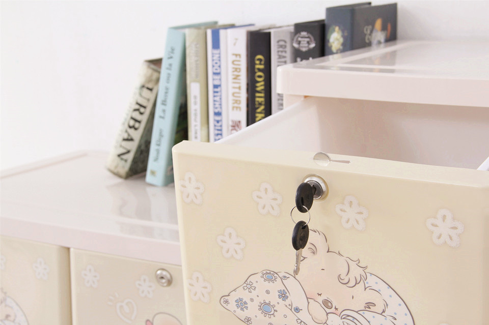 Simple style drawer storage cabinets DIY Assembly wardrobe storage box save space large plastic cloest