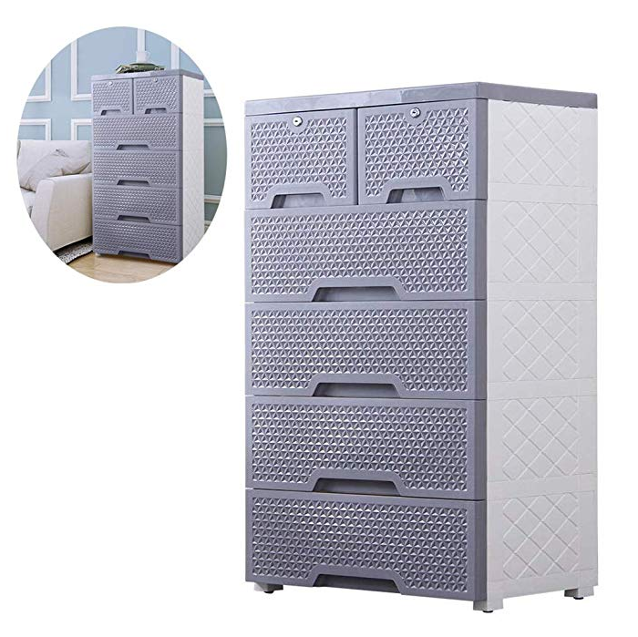 Movable Storage Cabinet Multipurpose, Plastic Storage Cabinets With Drawers On Wheels