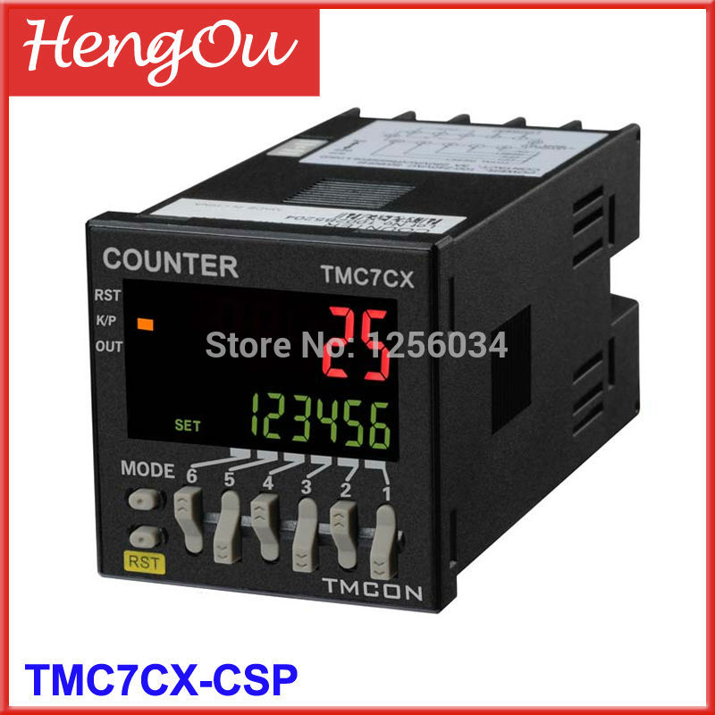 1 piece TMC7CX intelligent digital counter 6 digits TMC7CXCSP Preset counter Electronic counter