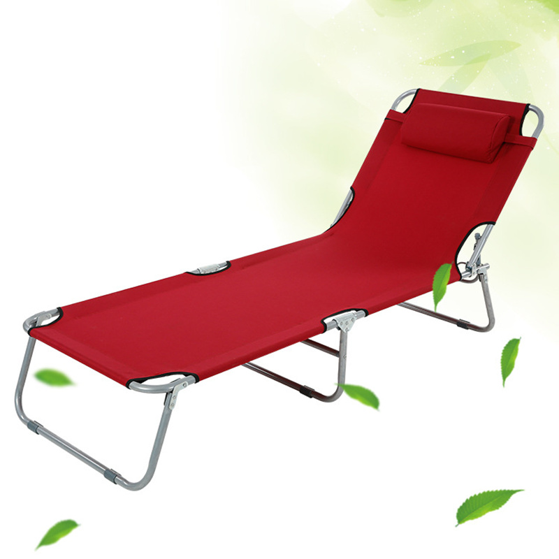 Garden Outdoor Patio Balcony Folding Camping Sun Lounger Recliner Chair Bed with Steel Pipes and Adjustable Garden Outdoor Patio Balcony Folding Camping Sun Lounger Recliner Chair Bed with Steel Pipes and Adjustable