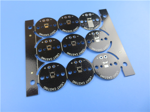 Aluminum PCB Double Sided 06mm Thick Plated Trhough Hole PTH