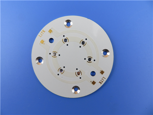 Aluminum PCB Made On 1oz Copper With Countersunk Holes Aluminum PCB Made On 1oz Copper With Countersunk Holes
