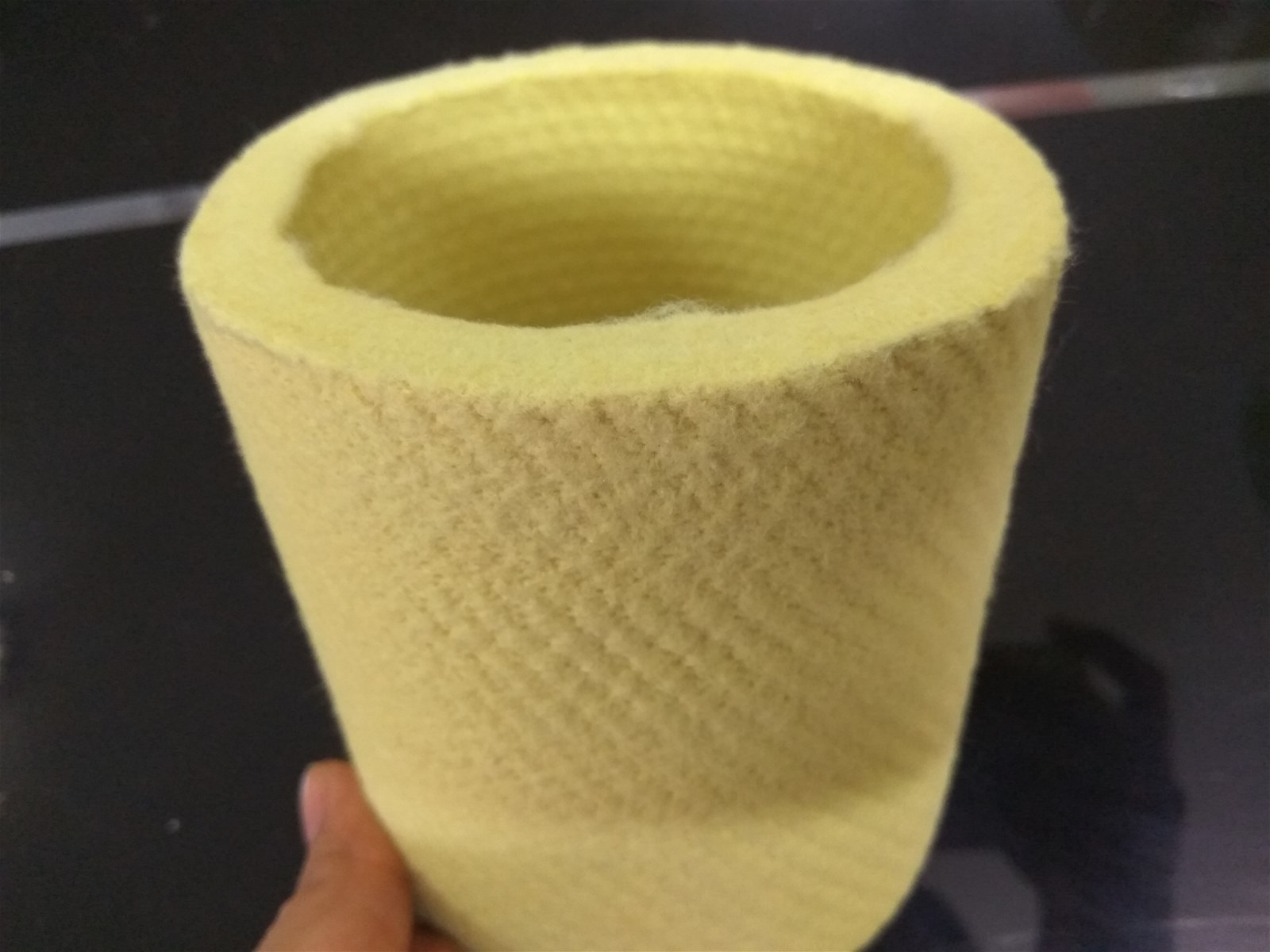 Heat Resistant Para Aramid Aramid Felt Roller Tube For Aluminum Extrusion