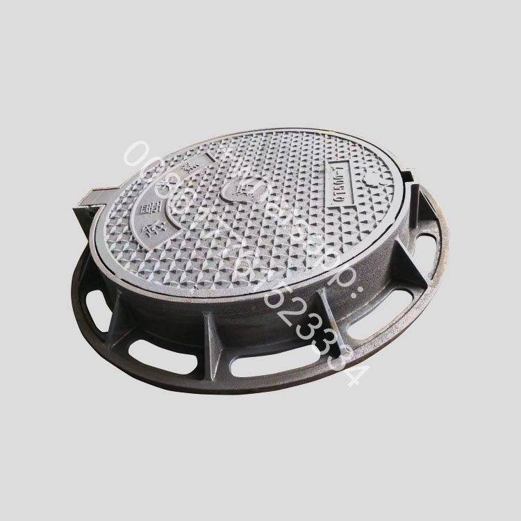 EN124 Heavy Duty Ductile Iron Sewer Round Manhole Cover