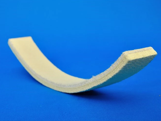 High Temperature Resistant Needle Punched Para Aramid Flat Conveyor Belt For Aluminium Extrusion
