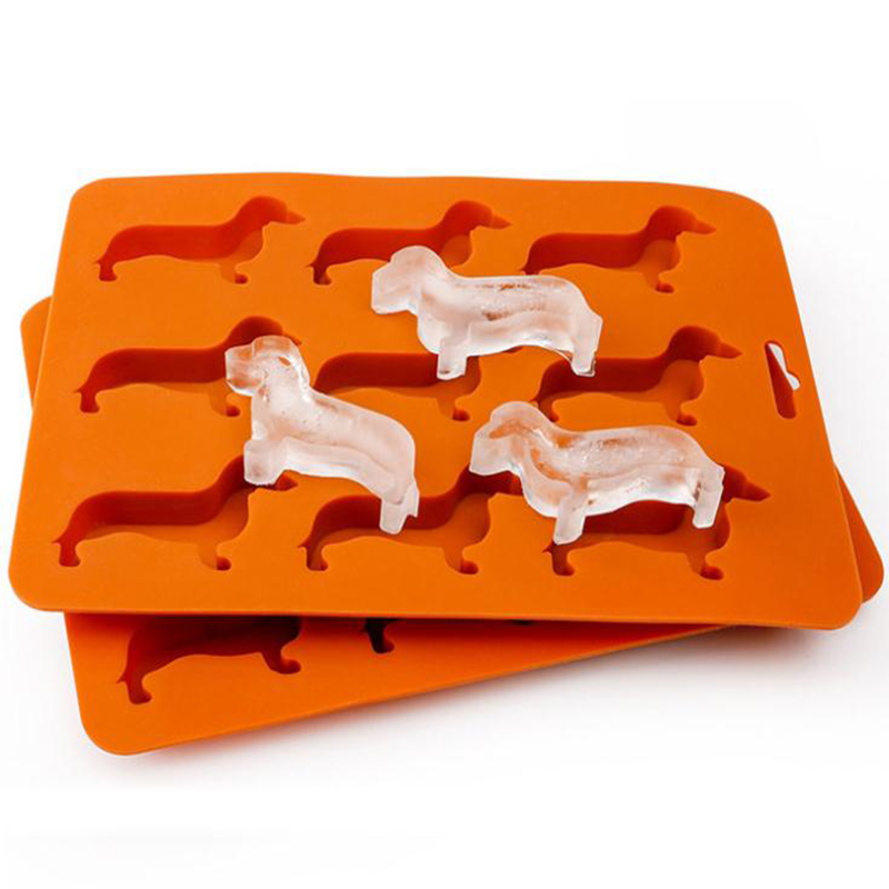 2019 hot sale ice tube silicone dog mold factory customize ice trays mold