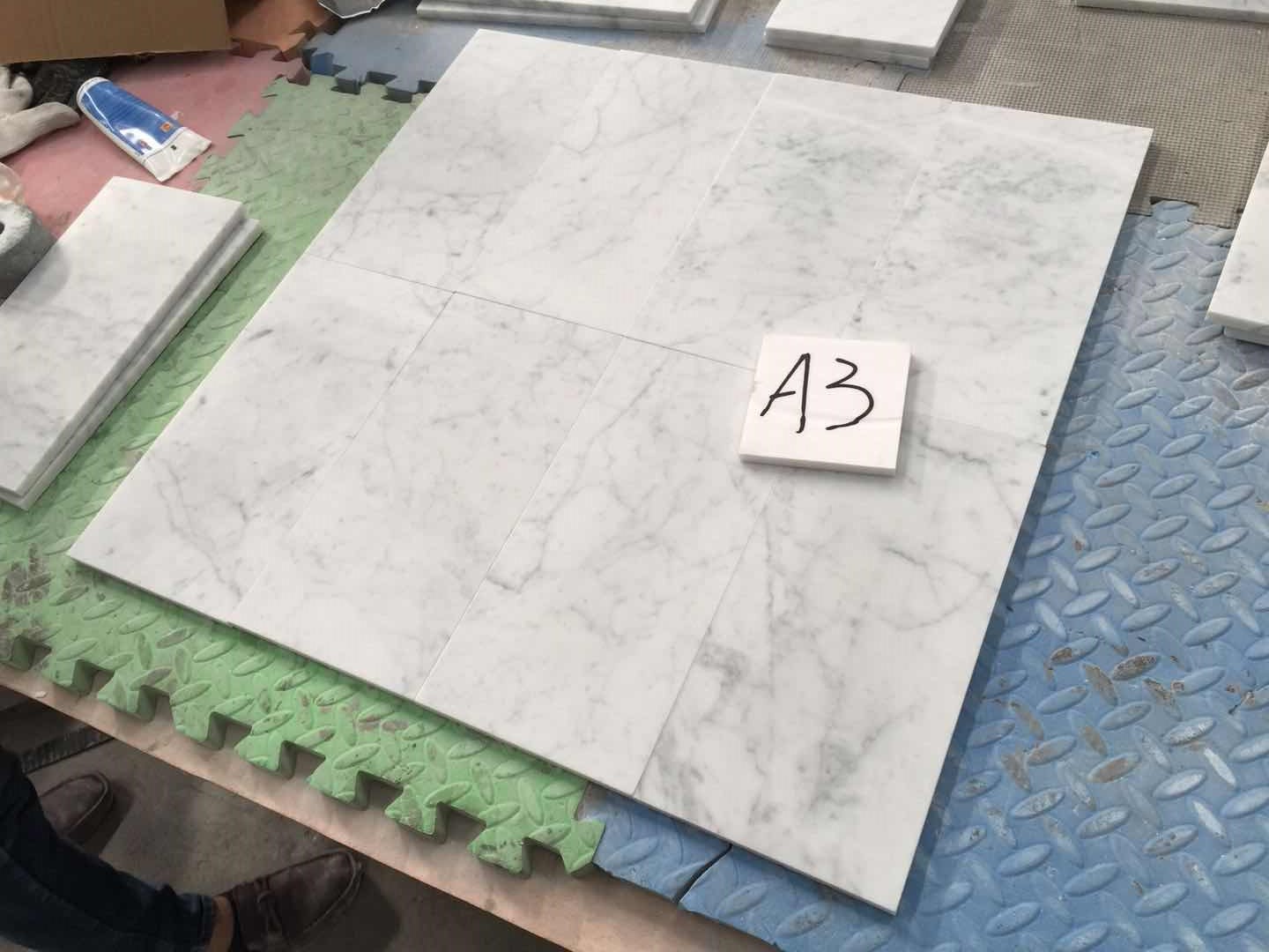 full 2cm 3cm bianco carrara marble slab