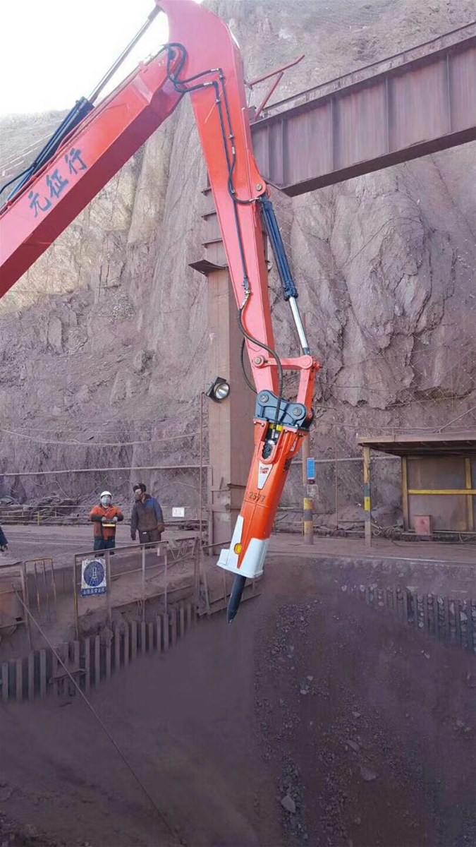 Hydraulic Rockbreaker Boom System For Jaw Crusher Sale