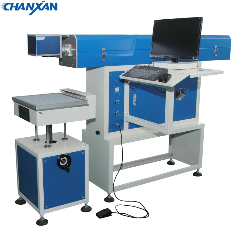 Laser 3D portable CNC Dynamic CO2 Laser Marking Engraving Machine For Leather jeans