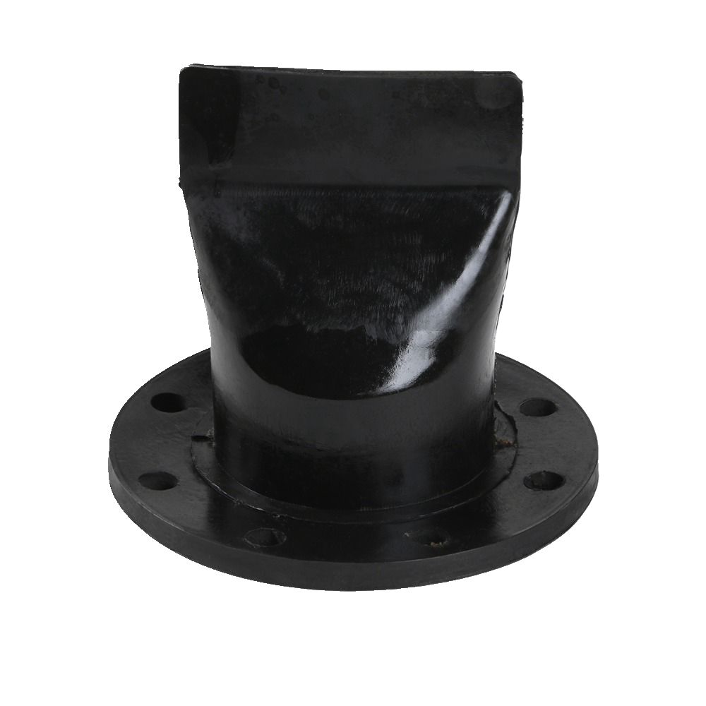 Mosaic type flange type rubber duckbill valve