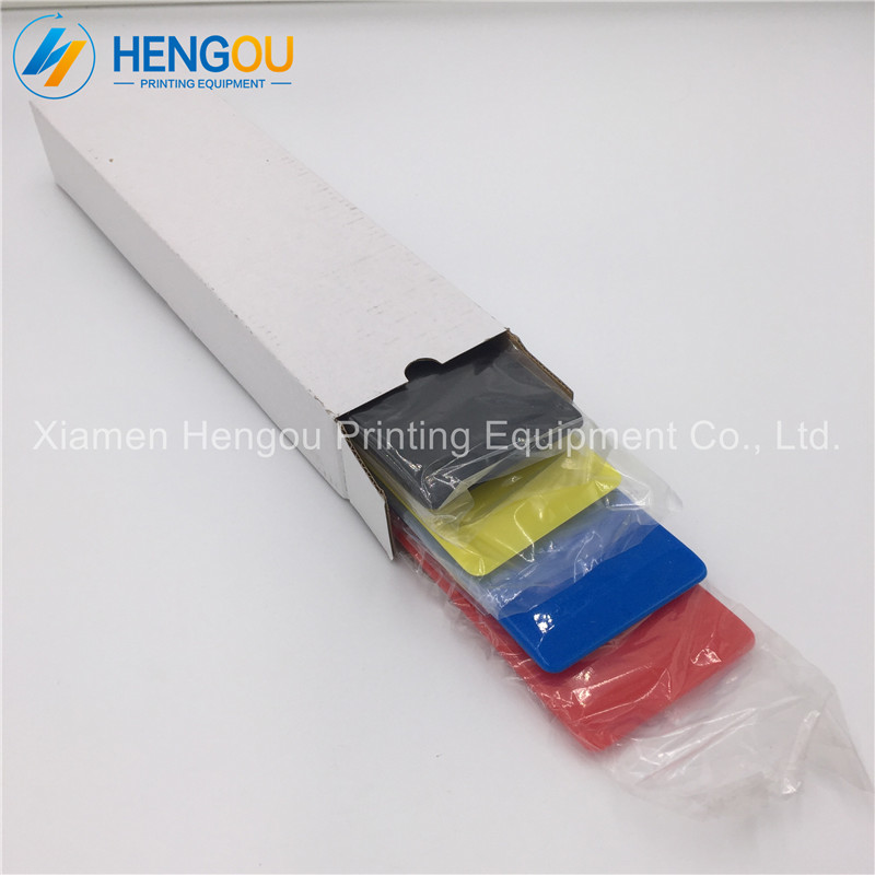 4 pieces high quality hengoucn printing parts plastic blade in Offset printing part four colour ink knife