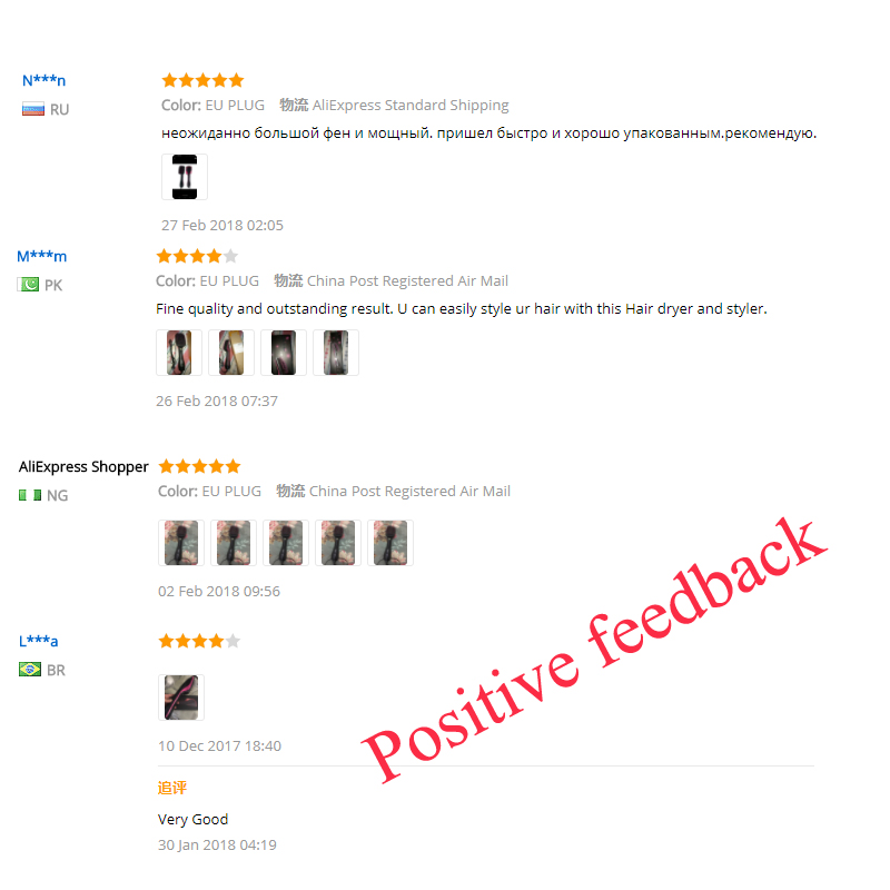 Professional Hair Dryer Brush Multi Function Electric Dryer Brush Hot Air Curls Comb Salo Hair Styler