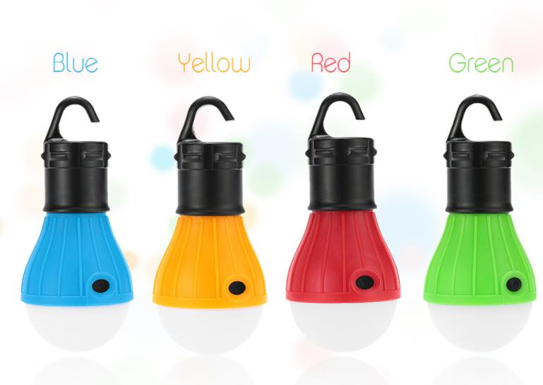 this camping lamp is powered by 3 sections of AAA battery and fills your tent with soft diffuse light with 3 energy sav