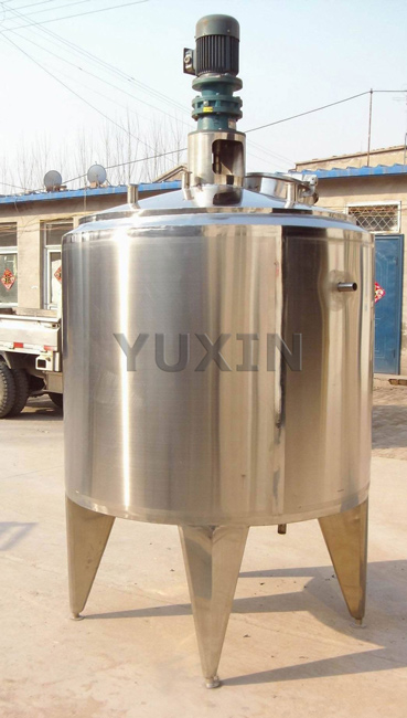 stainless steel mixing tank with agitator