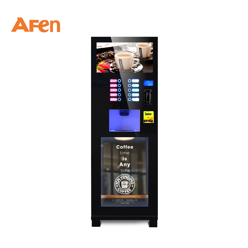 AFEN mini size cup coffee vending machine with display front